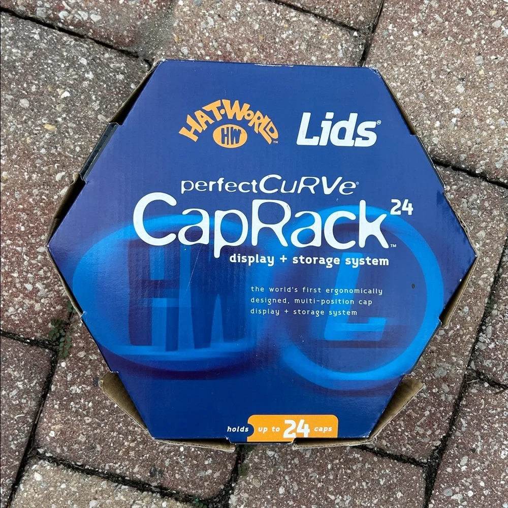 NWT - LIDS Perfect Curve CapRack Holds 24 Hats